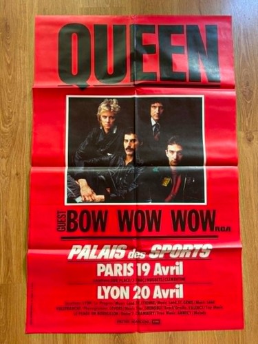 Affiche concert queen palais - affiche,