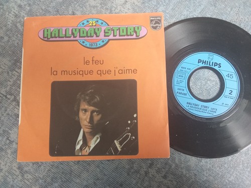 Johnny hallyday 45t - hallyday, story