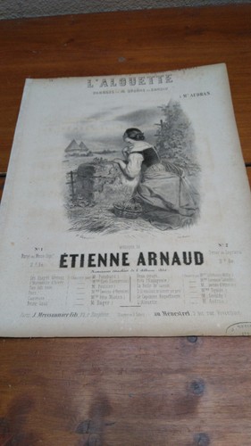 Partition ancienne - partition,
