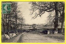 Old postcard CAEN (Calvados) Hippodrome de La PRAIRIE circa 1900 Champ de Courses Horses