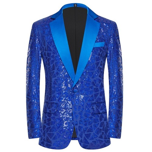 Hommes brillant sequin costume - sequin,