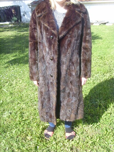 Manteau fourrure vison - manteau,