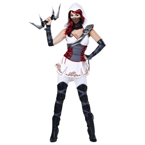Costume ninja sexy blanc - costume, de