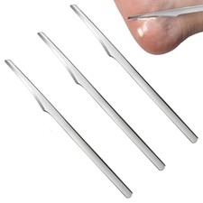 3pcs Couteaux de Pédicure Professionnels - Lames en Acier Inoxydable, Élimina...