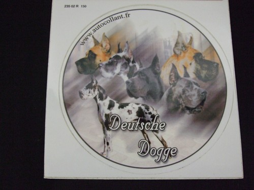 Autocollant motif chien - ,