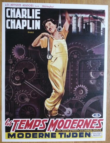 Temps modernes charlie chaplin - temps,