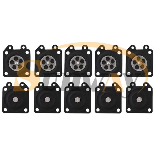 10x carburateur membrane kit - 10x,