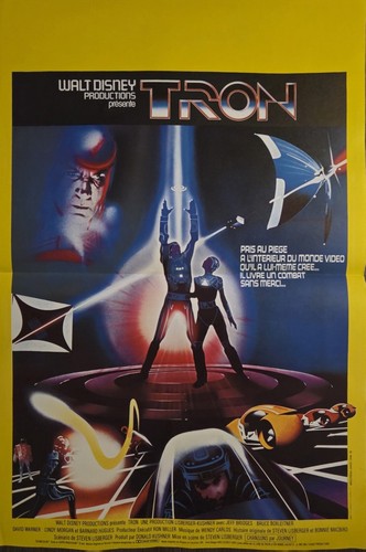Affiche cinéma tron - affiche,