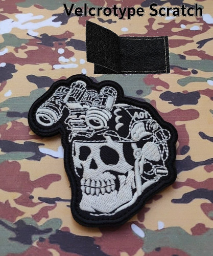 Patch tactique tête mort - patch,