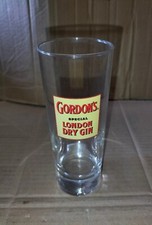 Unique Verre En Verre Vintage Publicitaire Gordon's Special London Dry Gin