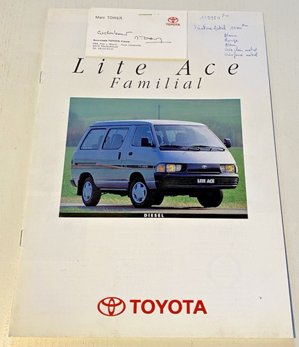Brochure vente toyota - vente,