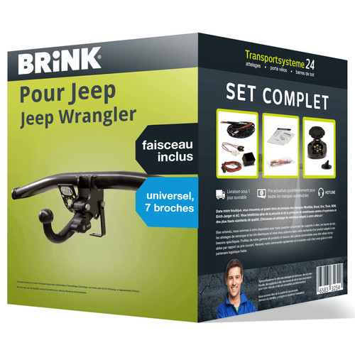 Attelage amovible brink pour - amovible,