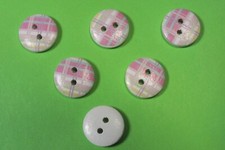LOT 6 BOUTONS BOIS : rond