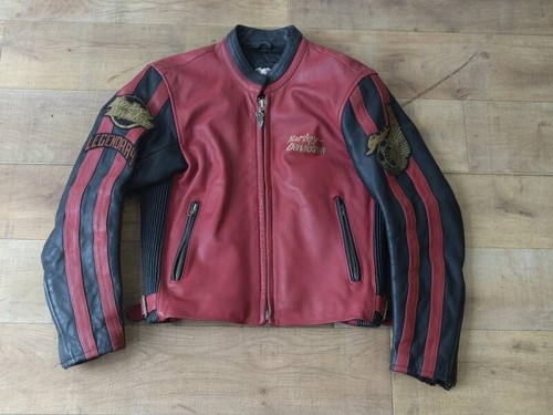 Veste cuir vintage - cuir, harley