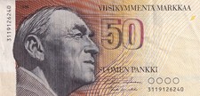 50 Markkaa- Alvar Aalto
