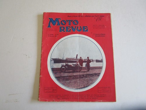 Moto revue 388 aout - moto, 1930