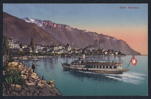 Montreux bateau vapeur à - montreux,,