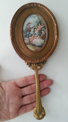 Sublime ancien miroir - ancien, a
