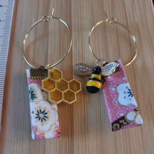 Boucle oreille fait main - boucle,