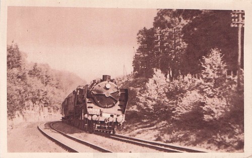 Carte postale ancienne - , train