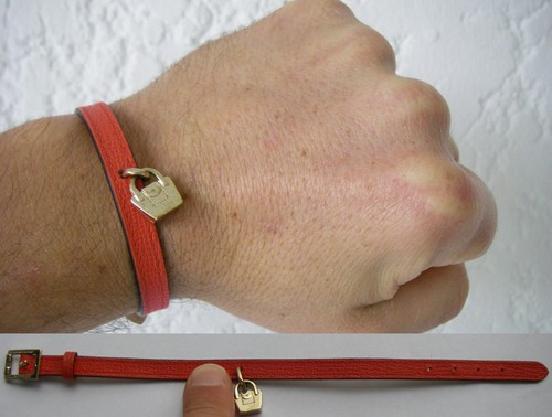 5cm bracelet lanière en - 21.5cm,