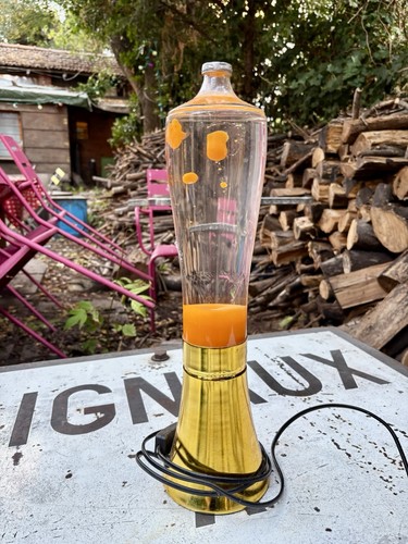Belle lava lampe vintage - , jaune