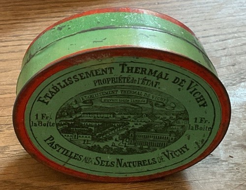 Boîte vintage pastille vichy - boîte,