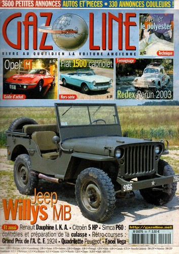 Gazoline n094 jeep willys - n094,