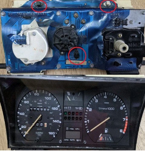 Speedo dash cluster - vw, mk1