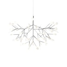 2022 Bertjan Pot for MOOOI Heracleum III Suspended Large Lamp in Nickel 2x Avail