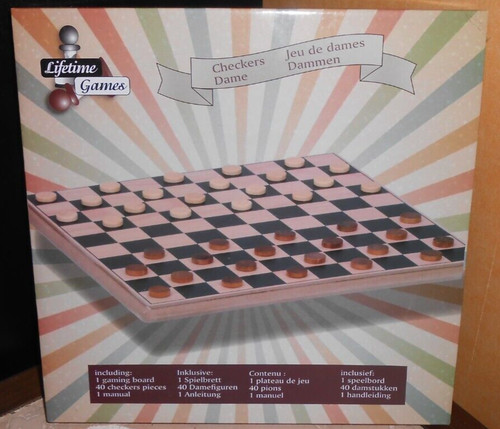 Jeu dames bois - jeu, de