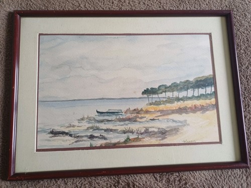 Aquarelle originale paysage - originale,
