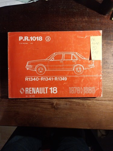 Renault catalogue pieces - renault, 18