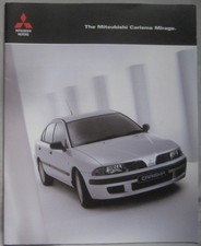 August 2002 Mitsubishi Carisma Mirage Range Brochure publication number CARI5003