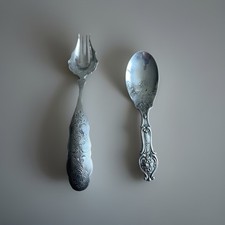 2 PIÈCES EN ARGENT MASSIF