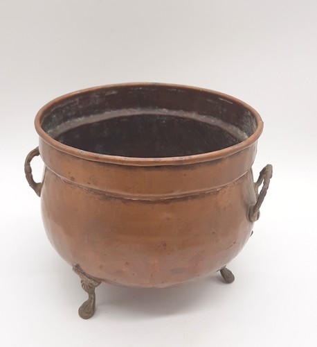 Ancien cache pot cuivre - cache,