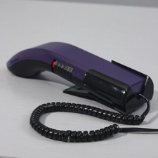 Téléphone mural vintage Matra Communication "Profil" design 1980s violet