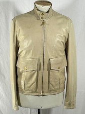 Z Zegna Veste En Cuir Homme