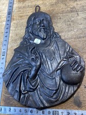 Plaque en fonte vintage décor murale Jesus Réf N.1