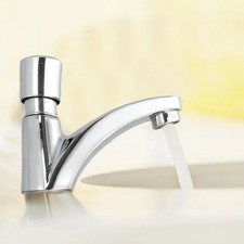 Robinet chromé efficace avec