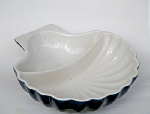 Plat four faïence bleu - plat,