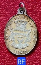 19th century - Belle Méd. Silver 17.5x15mm - Holy Blood Relic - Holy Blood Hunt