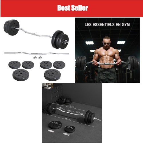 Barre musculation avec - barre,