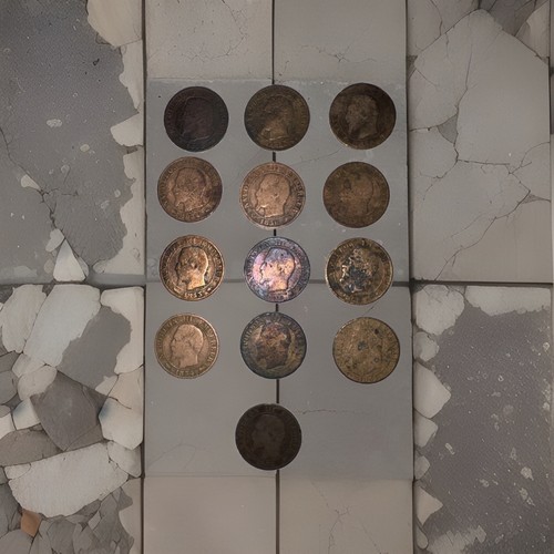 Lot de13 pieces 5centimes - ✅,