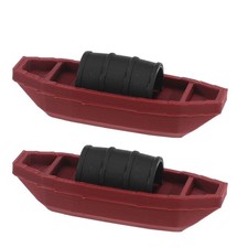  2 Pcs Maquette Bateau Petit Voilier Décoration De Paysage Miniature