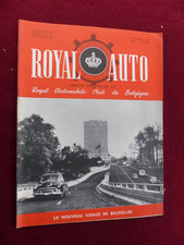 Revue Auto - Royal Auto  / belgique  - novembre  1957