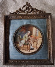 MINIATURE  19ème homme noble