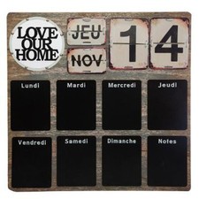 Mémo en Ardoise "Semainier"
