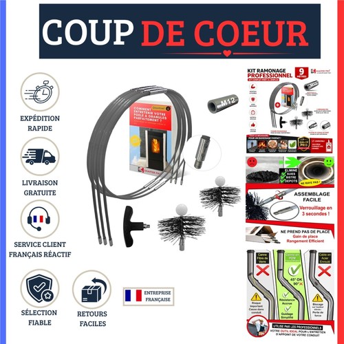 Kit ramonage poêle - , à