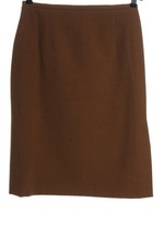 MARCO PECCI Jupe mi-longue Dames Jupe T EU 38 brun style d’affaires